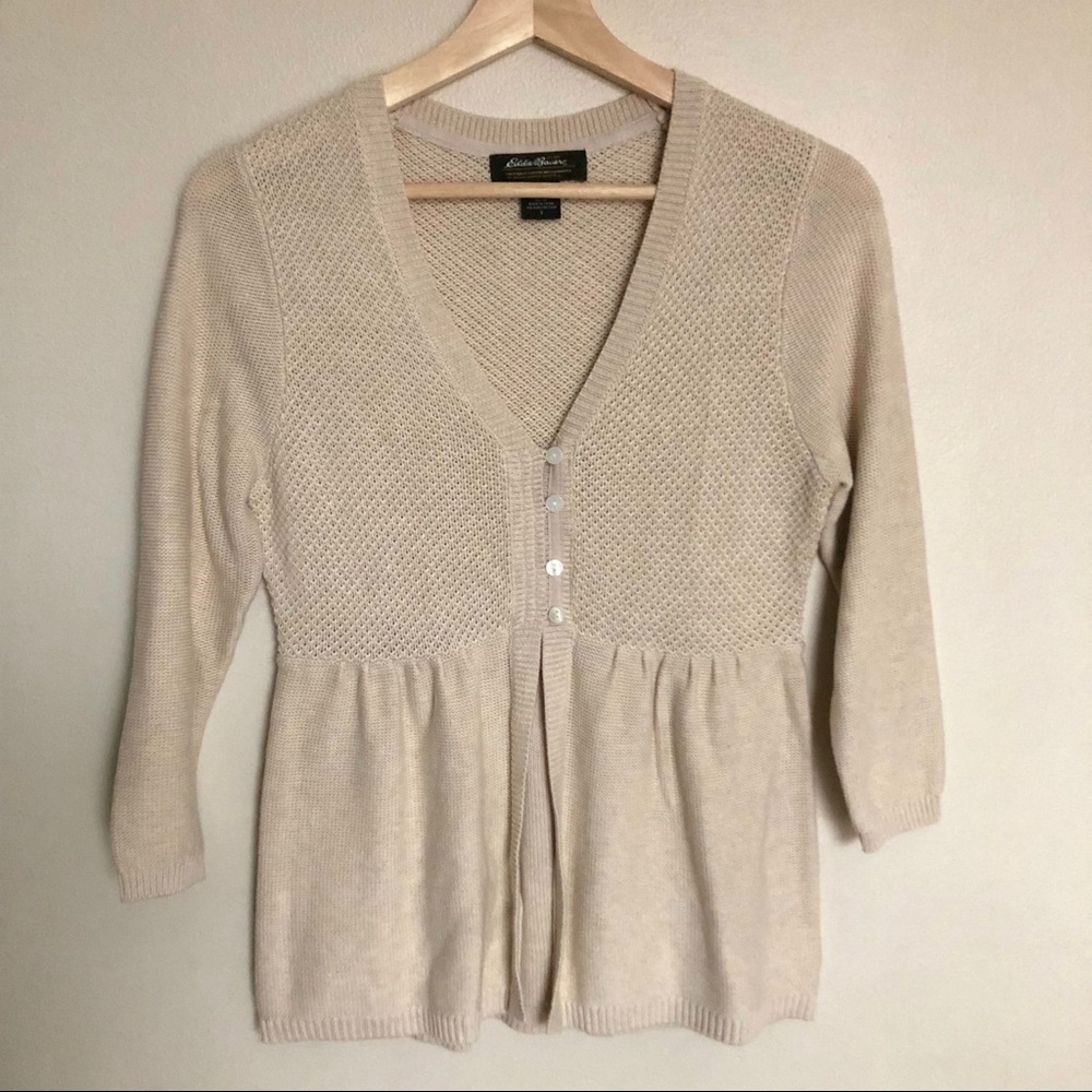 Eddie Bauer • S • V-Neck Cardigan Sweater
